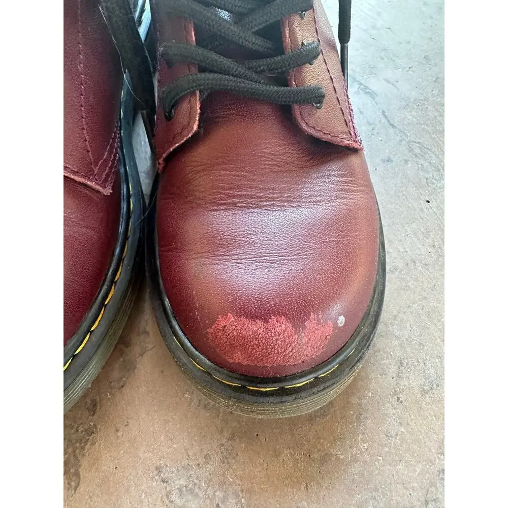 Dr. Martens Delaney Maroon Boots size 3